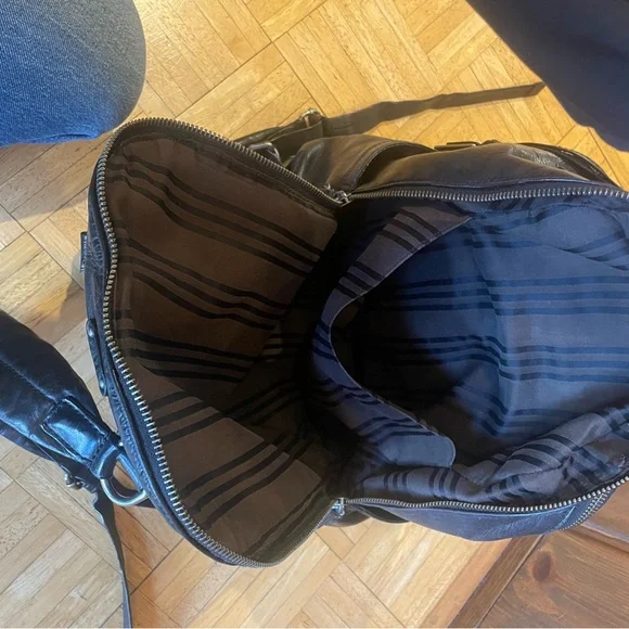 Frye Black Leather Backpack - Picture 4 of 6